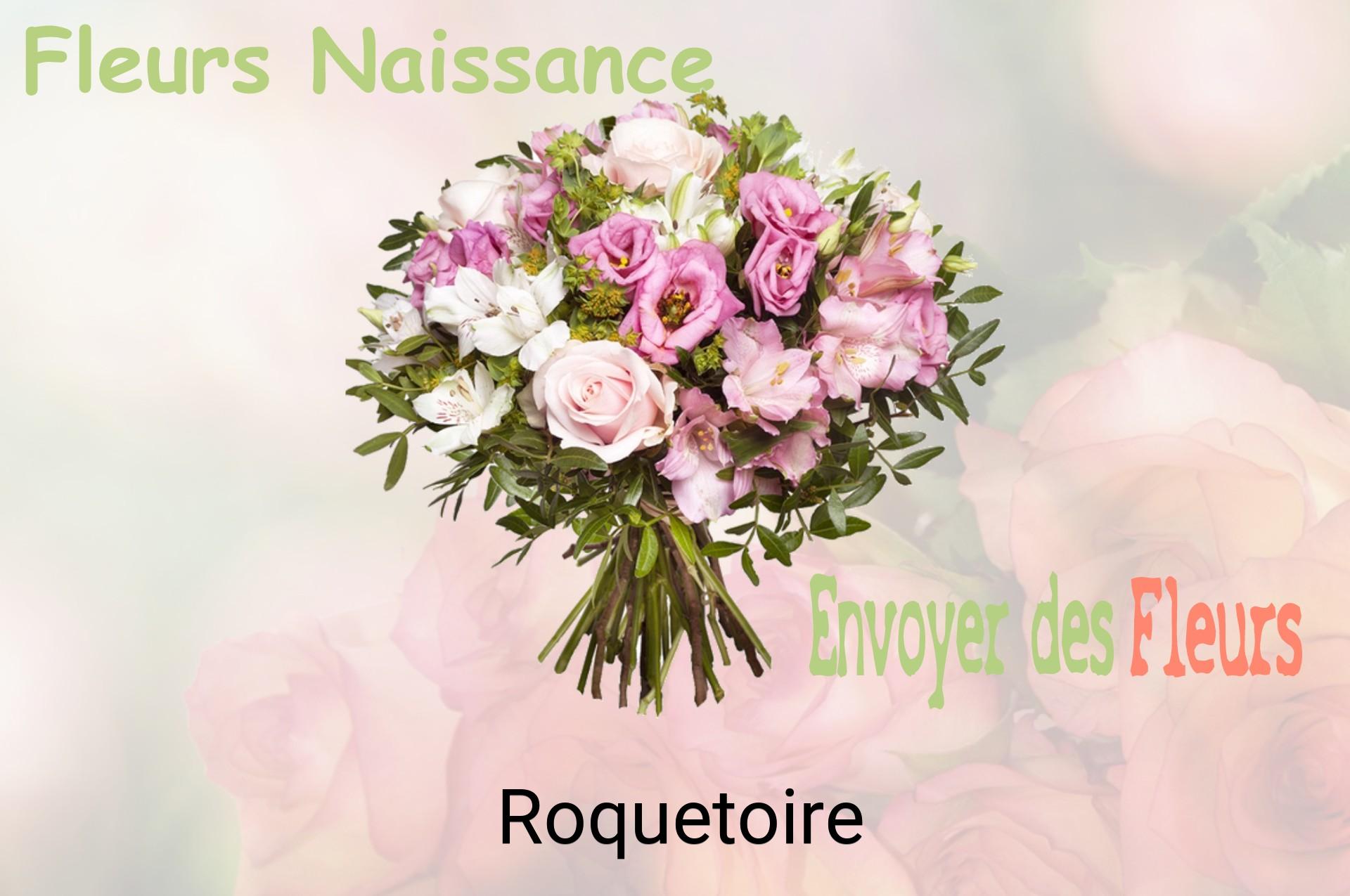 Bouquet de fleurs de naissance livré à Roquetoire